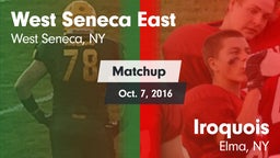 Matchup: West Seneca East vs. Iroquois  2016