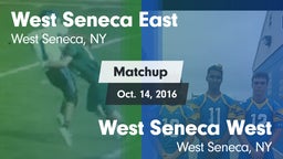 Matchup: West Seneca East vs. West Seneca West  2016