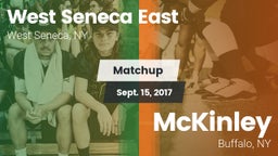 Matchup: West Seneca East vs. McKinley  2017