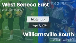 Matchup: West Seneca East vs. Williamsville South  2018