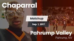 Matchup: Chaparral High vs. Pahrump Valley  2017