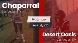 Matchup: Chaparral High vs. Desert Oasis  2017