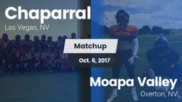 Matchup: Chaparral High vs. Moapa Valley  2017