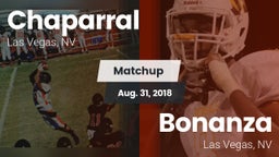 Matchup: Chaparral High vs. Bonanza  2018