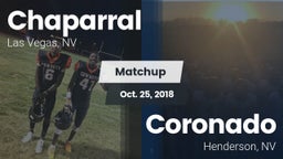 Matchup: Chaparral High vs. Coronado  2018