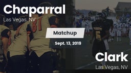 Matchup: Chaparral High vs. Clark  2019