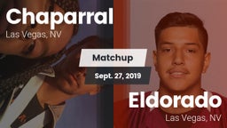 Matchup: Chaparral High vs. Eldorado  2019