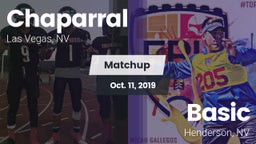 Matchup: Chaparral High vs. Basic  2019