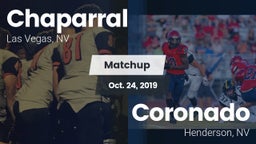 Matchup: Chaparral High vs. Coronado  2019