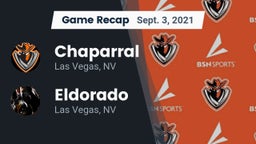 Recap: Chaparral  vs. Eldorado  2021