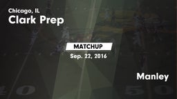 Matchup: Clark Prep High Scho vs. Manley  2016