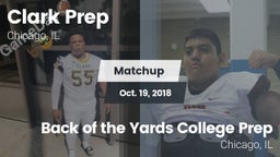 Matchup: Clark Prep High Scho vs. Back of the Yards College Prep 2018
