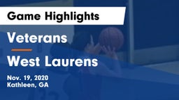 Veterans  vs West Laurens  Game Highlights - Nov. 19, 2020