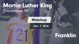 Matchup: MLK  vs. Franklin  2016