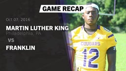 Recap: Martin Luther King  vs. Franklin  2016