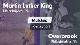 Matchup: MLK  vs. Overbrook  2016