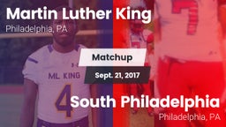 Matchup: MLK  vs. South Philadelphia  2017