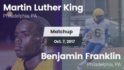 Matchup: MLK  vs. Benjamin Franklin  2017