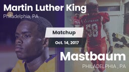 Matchup: MLK  vs. Mastbaum 2017