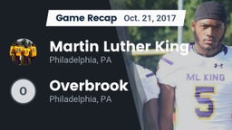Recap: Martin Luther King  vs. Overbrook  2017