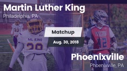 Matchup: MLK  vs. Phoenixville  2018