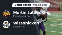 Recap: Martin Luther King  vs. Wissahickon  2018