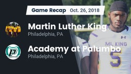 Recap: Martin Luther King  vs. Academy at Palumbo  2018