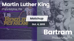 Matchup: MLK  vs. Bartram  2019