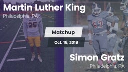 Matchup: MLK  vs. Simon Gratz  2019