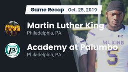 Recap: Martin Luther King  vs. Academy at Palumbo  2019