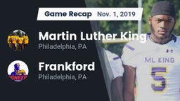 Recap: Martin Luther King  vs. Frankford  2019