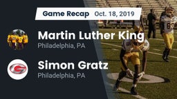 Recap: Martin Luther King  vs. Simon Gratz  2019