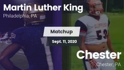 Matchup: MLK  vs. Chester  2020