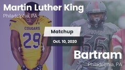 Matchup: MLK  vs. Bartram  2020