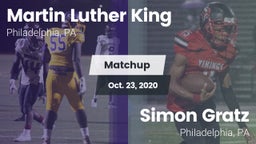 Matchup: MLK  vs. Simon Gratz  2020