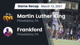 Recap: Martin Luther King  vs. Frankford  2021