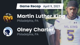 Recap: Martin Luther King  vs. Olney Charter  2021