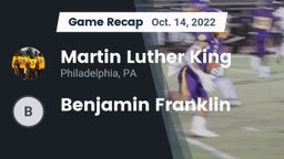 Recap: Martin Luther King  vs. Benjamin Franklin 2022