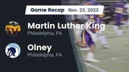 Recap: Martin Luther King  vs. Olney  2023