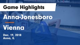 Anna-Jonesboro  vs Vienna  Game Highlights - Dec. 19, 2018