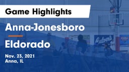 Anna-Jonesboro  vs Eldorado Game Highlights - Nov. 23, 2021