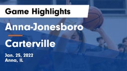 Anna-Jonesboro  vs Carterville Game Highlights - Jan. 25, 2022