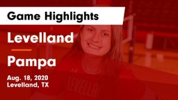 Levelland  vs Pampa Game Highlights - Aug. 18, 2020
