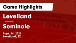 Levelland  vs Seminole  Game Highlights - Sept. 14, 2021