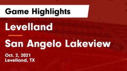 Levelland  vs San Angelo Lakeview Game Highlights - Oct. 2, 2021