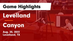 Levelland  vs Canyon  Game Highlights - Aug. 20, 2022