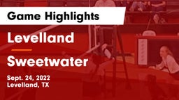 Levelland  vs Sweetwater Game Highlights - Sept. 24, 2022