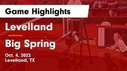 Levelland  vs Big Spring  Game Highlights - Oct. 4, 2022