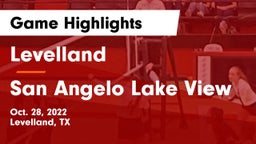 Levelland  vs San Angelo Lake View Game Highlights - Oct. 28, 2022