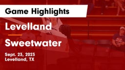Levelland  vs Sweetwater  Game Highlights - Sept. 23, 2023